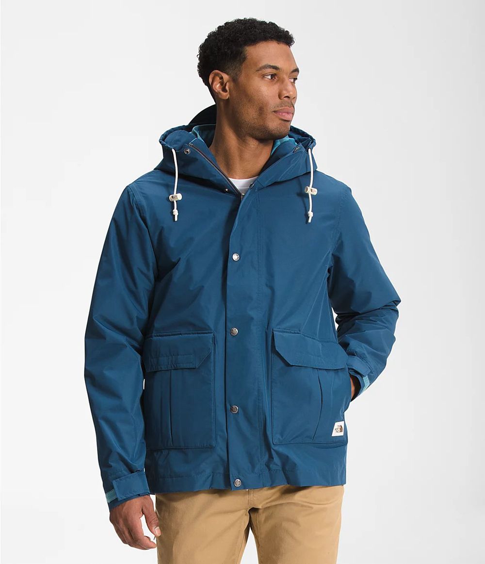 The North Face Fine Pine Wasserdichte Jacken Herren - Blau CH-789QOPM